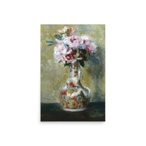 Bouquet in a Vase by Pierre Auguste Renoir oil painting Physical Print Shipped Print Mailed Art Prints