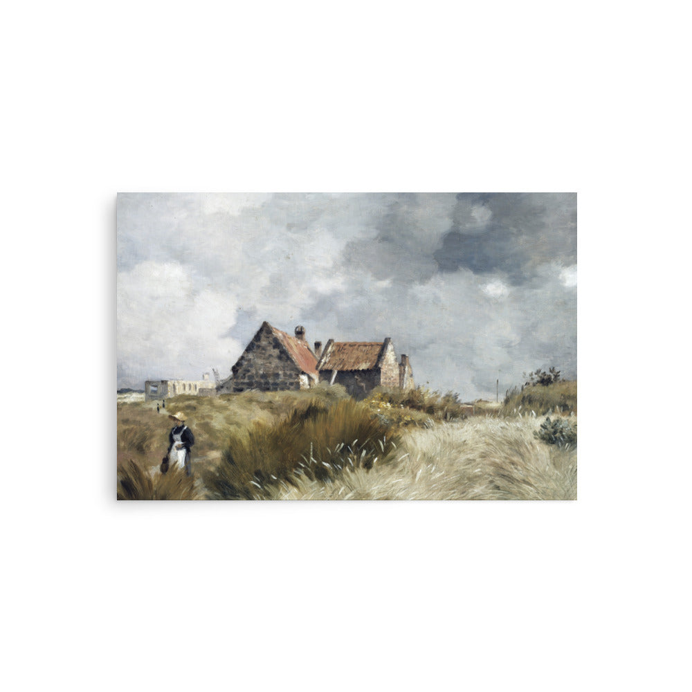 Cottage in the Dunes by Jean Charles Cazin oil painting Physical Print Shipped Print Mailed Art Prints