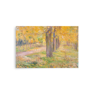 Yellow Leafed Poplars by Kuroda Seiki oil painting Physical Print Shipped Print Mailed Art Prints