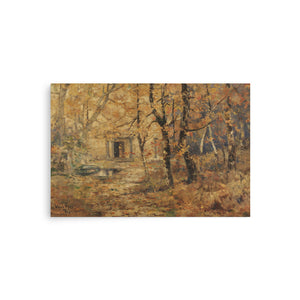 Vieux parc Paris by Antonio Parreiras Fall Landscape oil painting Physical Print Shipped Print Mailed Art Prints