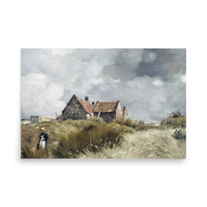 Cottage in the Dunes by Jean Charles Cazin oil painting Physical Print Shipped Print Mailed Art Prints