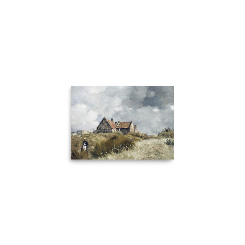 Cottage in the Dunes by Jean Charles Cazin oil painting Physical Print Shipped Print Mailed Art Prints