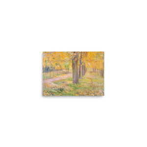 Yellow Leafed Poplars by Kuroda Seiki oil painting Physical Print Shipped Print Mailed Art Prints