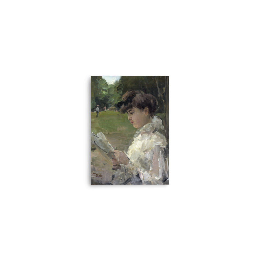 Girl reading by Isaac Israels oil painting Physical Print Shipped Print Mailed Art Prints