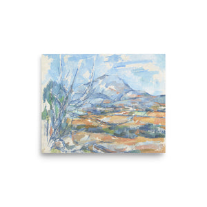 Montagne Sainte Victoire by Paul Cezanne oil painting Physical Print Shipped Print Mailed Art Prints