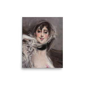 Gloved woman by Giovanni Boldini oil painting Physical Print Shipped Print Mailed Art Prints