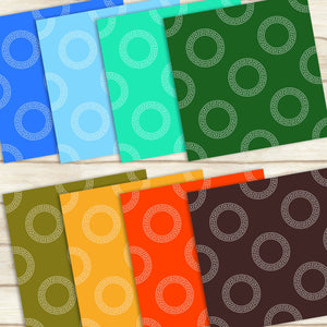 254 Rainbow Tinted Greek Pattern Papers in 12 x 12 inch 300 Dpi Instant Download, Commercial Use, Over 100 Color Kit