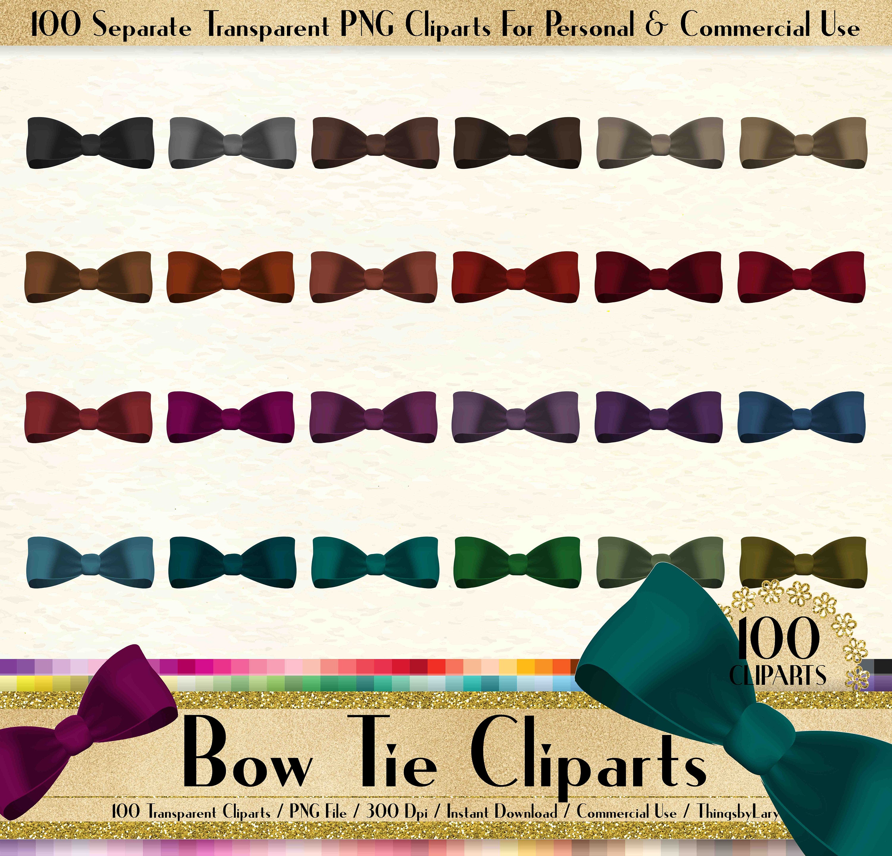 100 Transparent Velvet Bow Tie Clipart, Bow Clipart, Love Clipart, 100 Velvet Clipart, Valentine, Planner Clipart, Transparent PNG