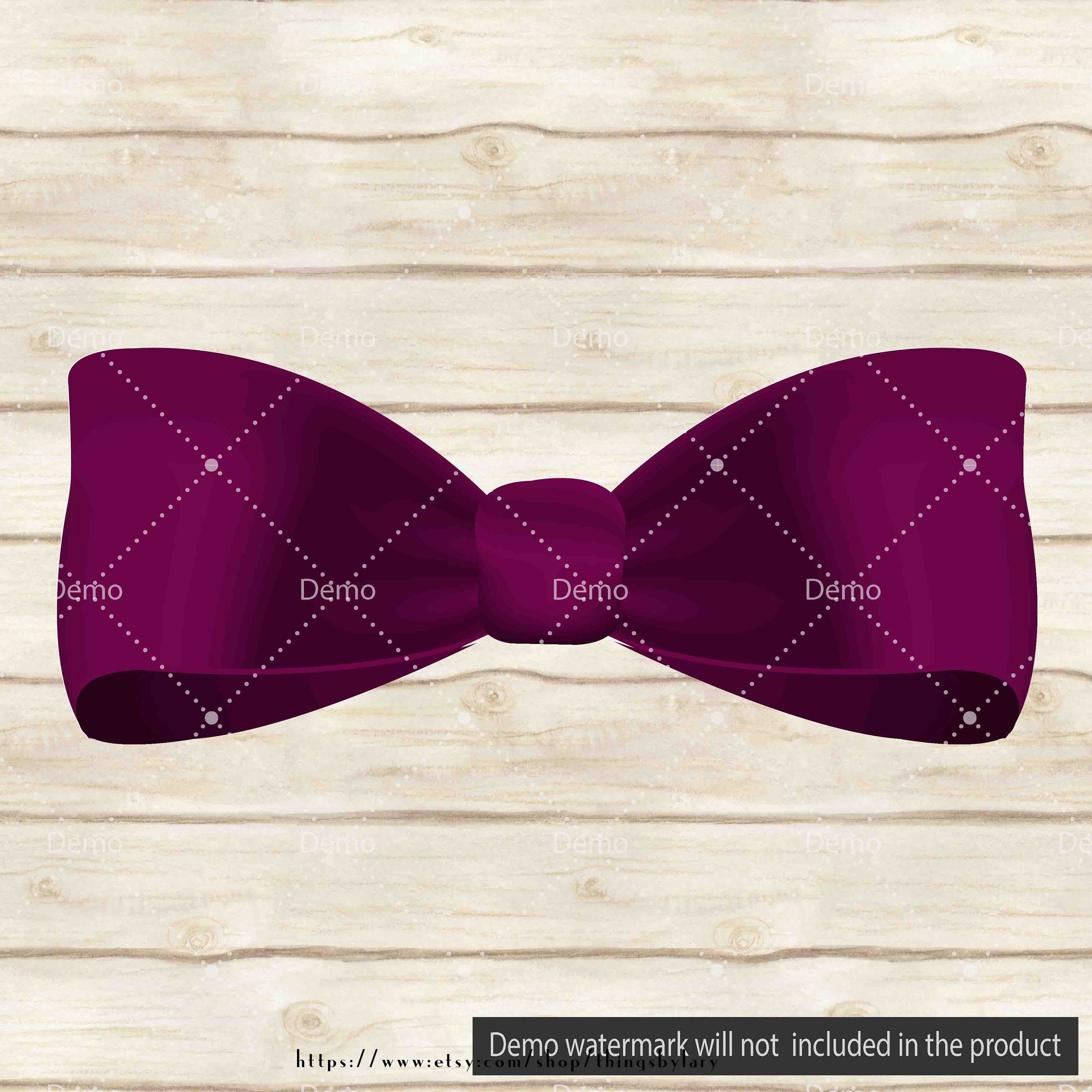 100 Transparent Velvet Bow Tie Clipart, Bow Clipart, Love Clipart, 100 Velvet Clipart, Valentine, Planner Clipart, Transparent PNG