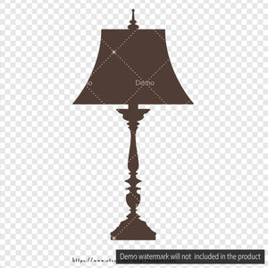 100 Vintage Table Lamp Clipart, Vintage Decoration Clipart, 100 PNG Clipart, Planner Clipart, Instant Download Clipart, 100 Lamp Clipart