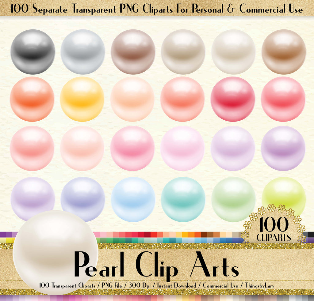 100 Pearl Clipart, Princess Clipart, Luxury Fashion Clipart, Valentine Clipart, 100 PNG Clipart, Planner Clipart,Wedding Clip Arts