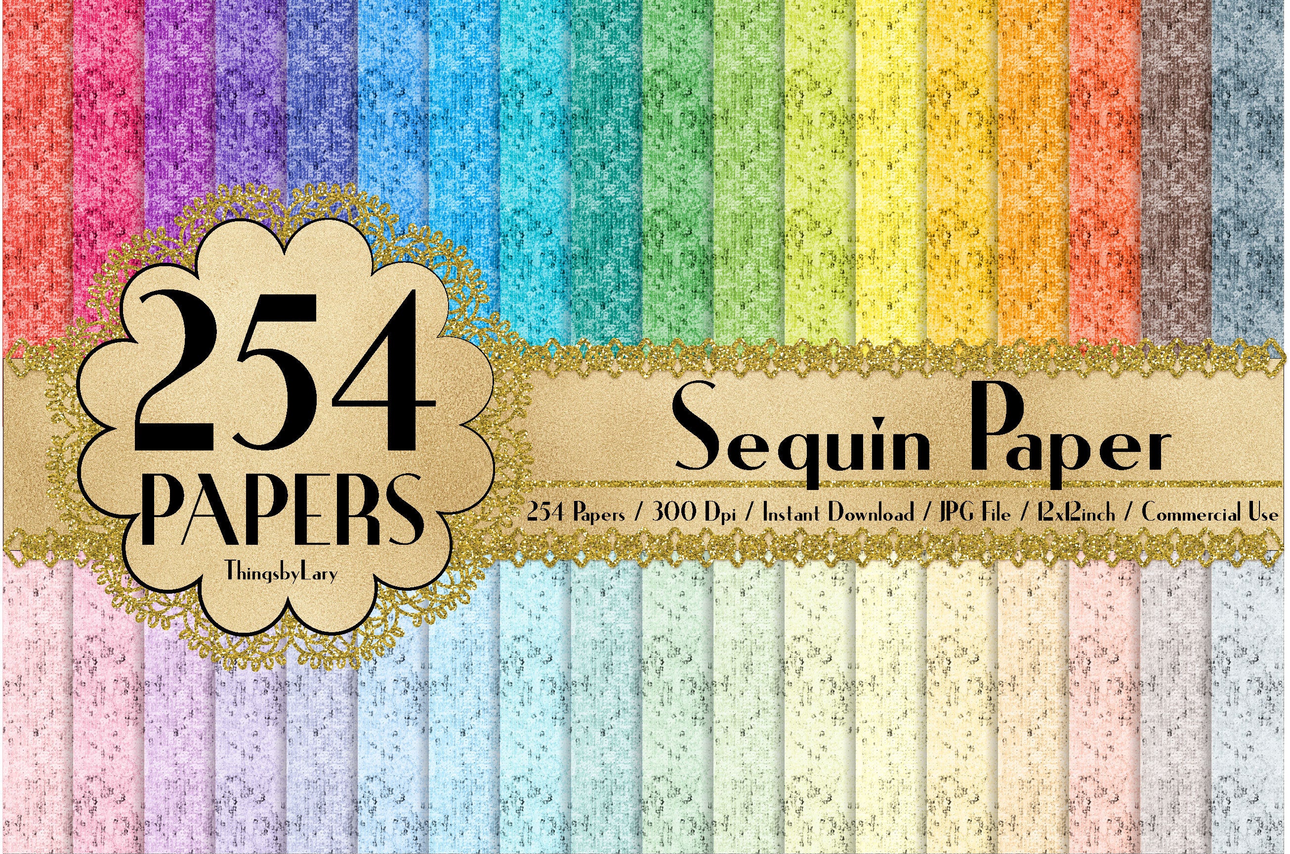 254 Sequin Texture Papers 12 inch 300 Dpi Instant Download, Commercial Use, Over 100 Color Kit, Scrapbooking Sequin Kit, Sequin Pattern