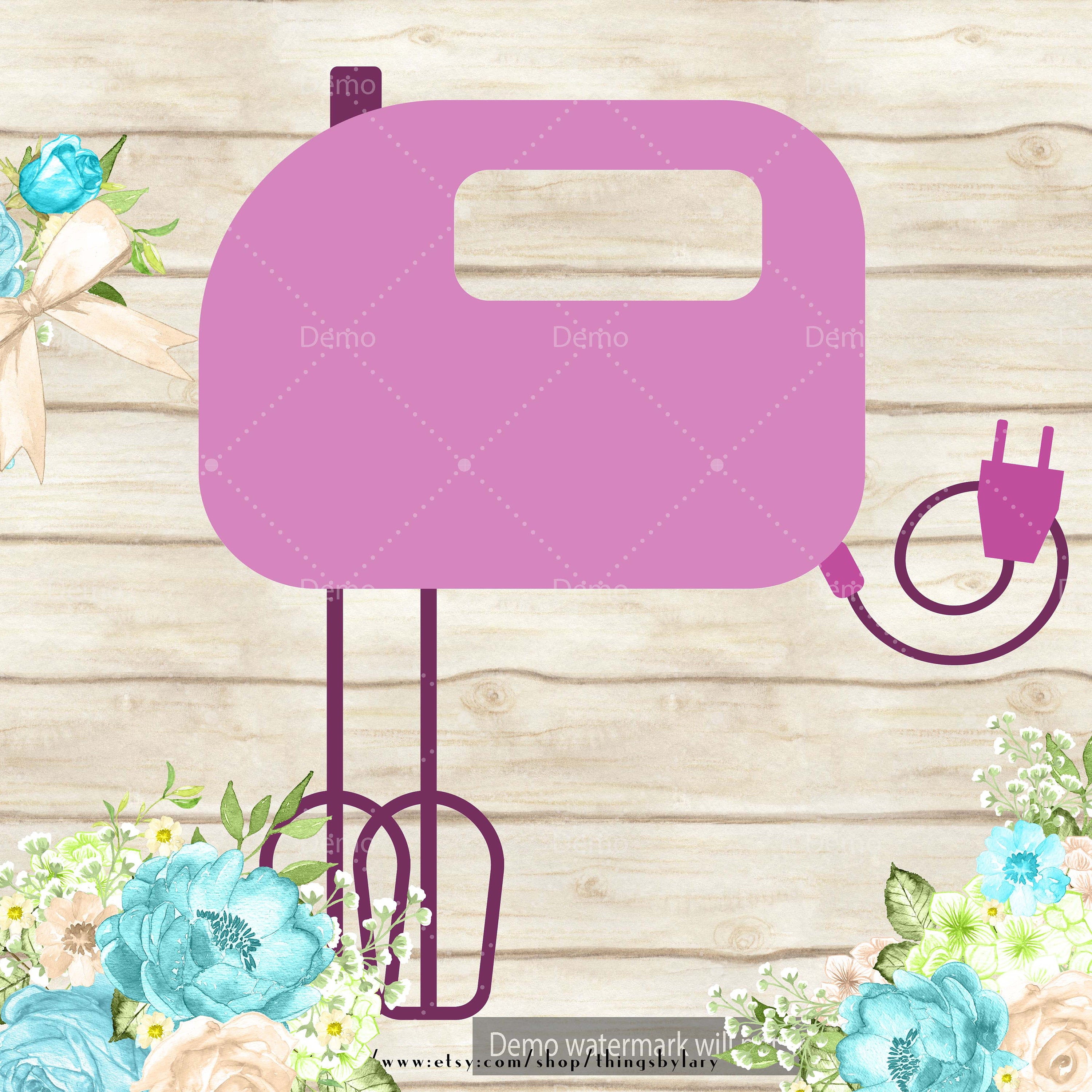 100 Hand Mixer Clipart, Kitchen Digital Clip art, Cooking Clipart, Home Clipart, 100 PNG Clipart, Planner Clipart, 100 Hand Mixer Clip Art