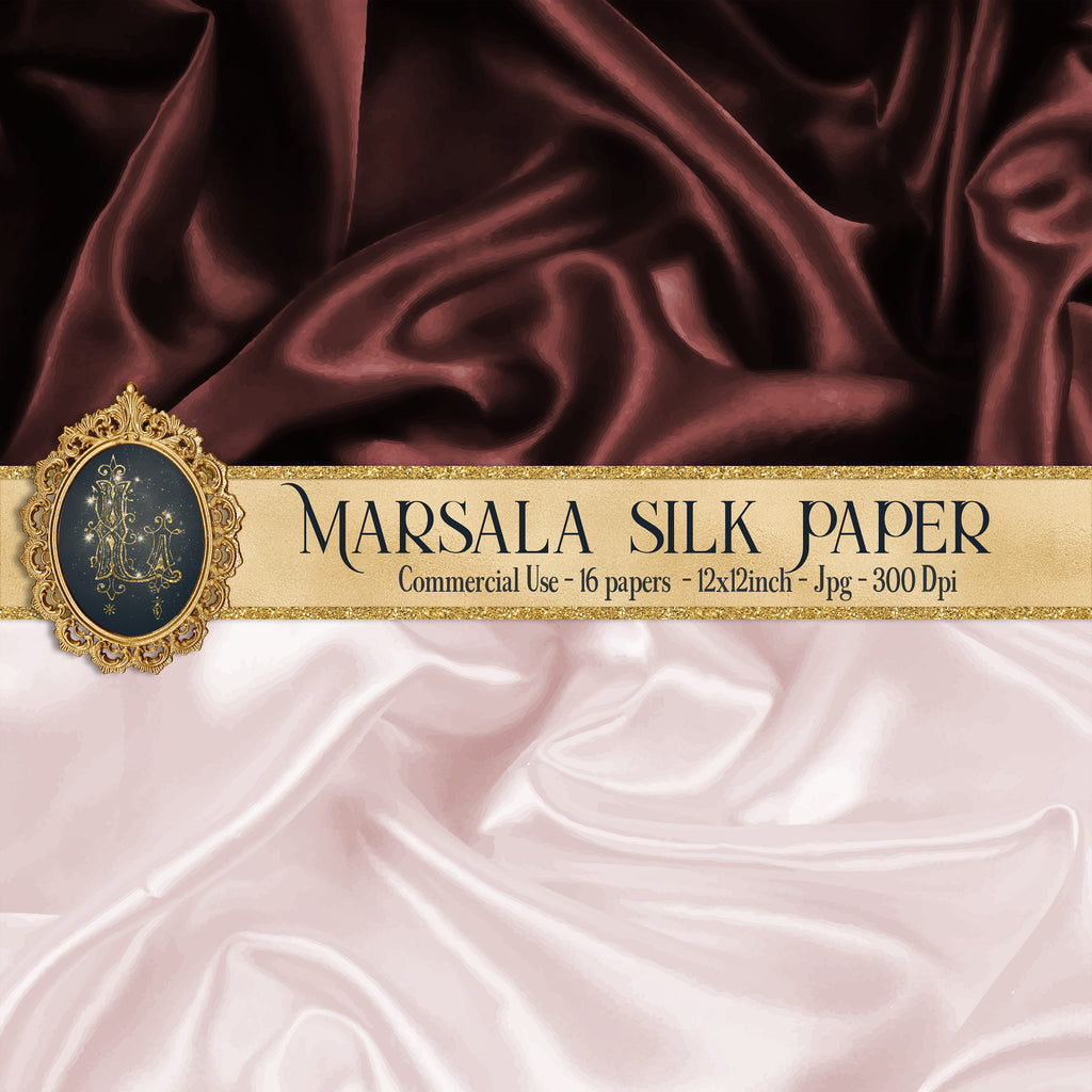 16 Marsala Silk Texture Paper, luxury wedding, scrapbooking, sparkle, Satin Paper, Marsala Satin, Marsala Silk, Fabric Texture Paper