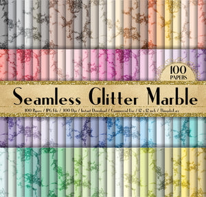 100 Seamless Glitter Marble 12 inch 300 Dpi Instant Download Commercial Use, Planner Paper, Scrapbooking Marble Kit, Seamless