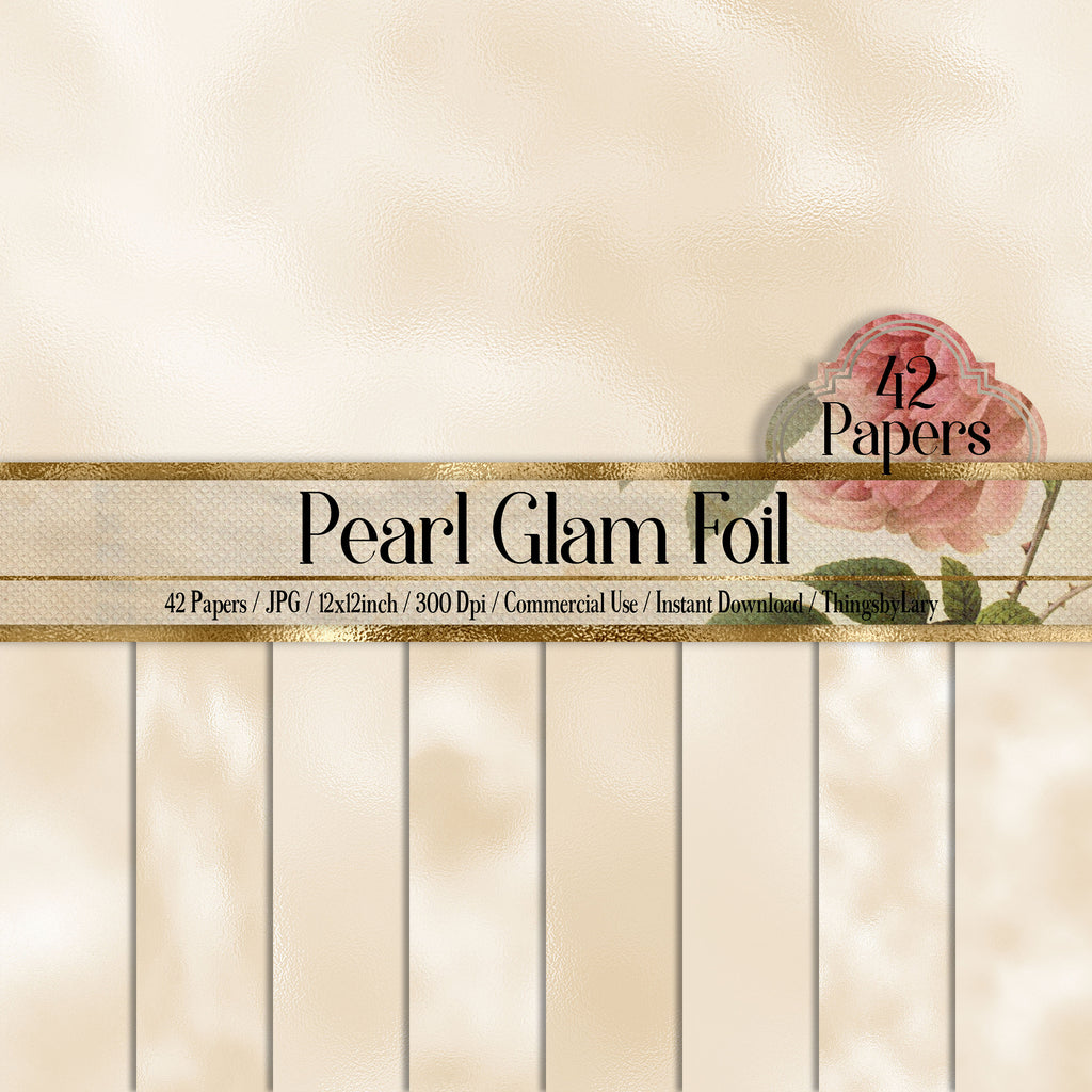 42 Pearl Glam Foil 12 inch 300 Dpi Instant Download Commercial Use, Planner Paper, Scrapbook Pearl Kit, Pearl Foil Wedding Pearl Background