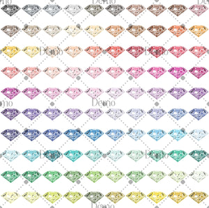 100 Side View Real Diamond Cliparts, 100 Colors, commercial use,Planner Clipart, Wedding Diamond, Diamond Ring Clipart, Digital Diamond Ring