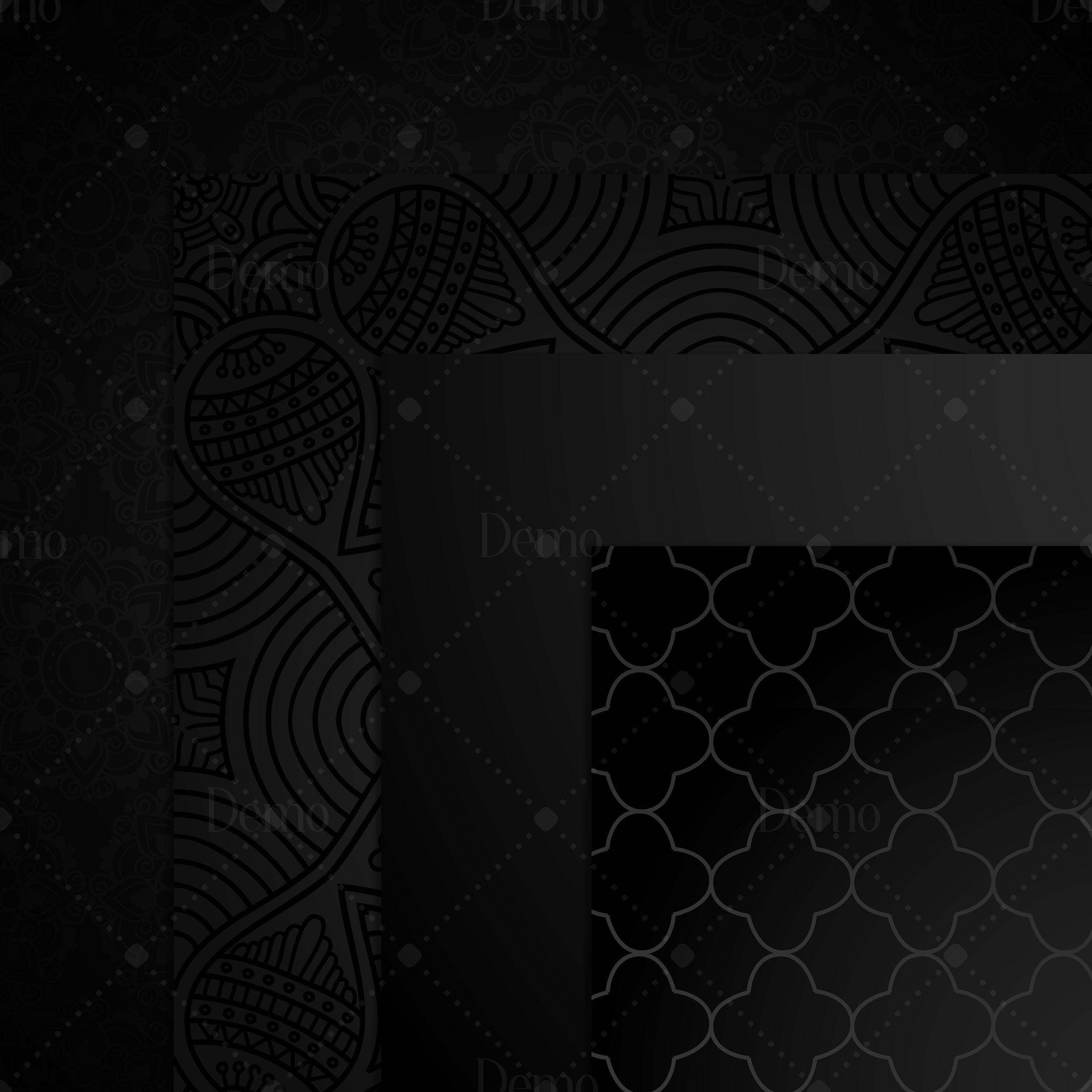 16 Black Luxury Pattern Digital Papers 12inch 300 dpi commercial use instant download, Black Background, Luxury Background, Father Day Paper
