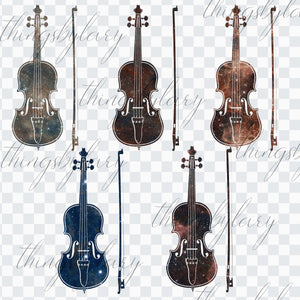 20 Galaxy Violin Clipart, Music Clip Arts,Fairy Violin,Instant Download,Digital Clipart,Music Clipart,Galaxy Clipart,Wedding,Invitation