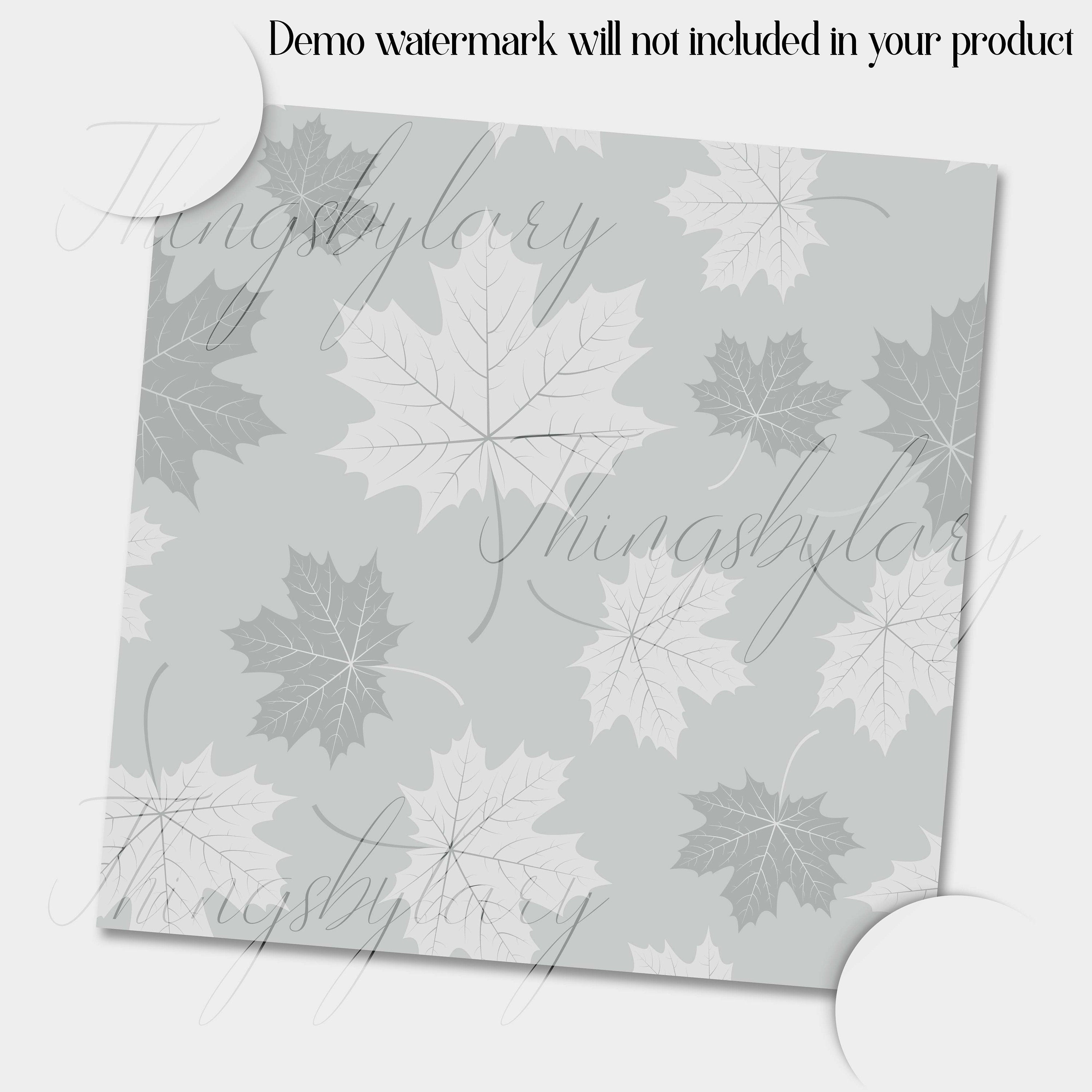 100 Seamless Tinted Autumn Leaf Digital Papers 12 inch 300 Dpi Commercial Use Instant Download Scrapbooking Fall Leaves Fall Wedding foliage