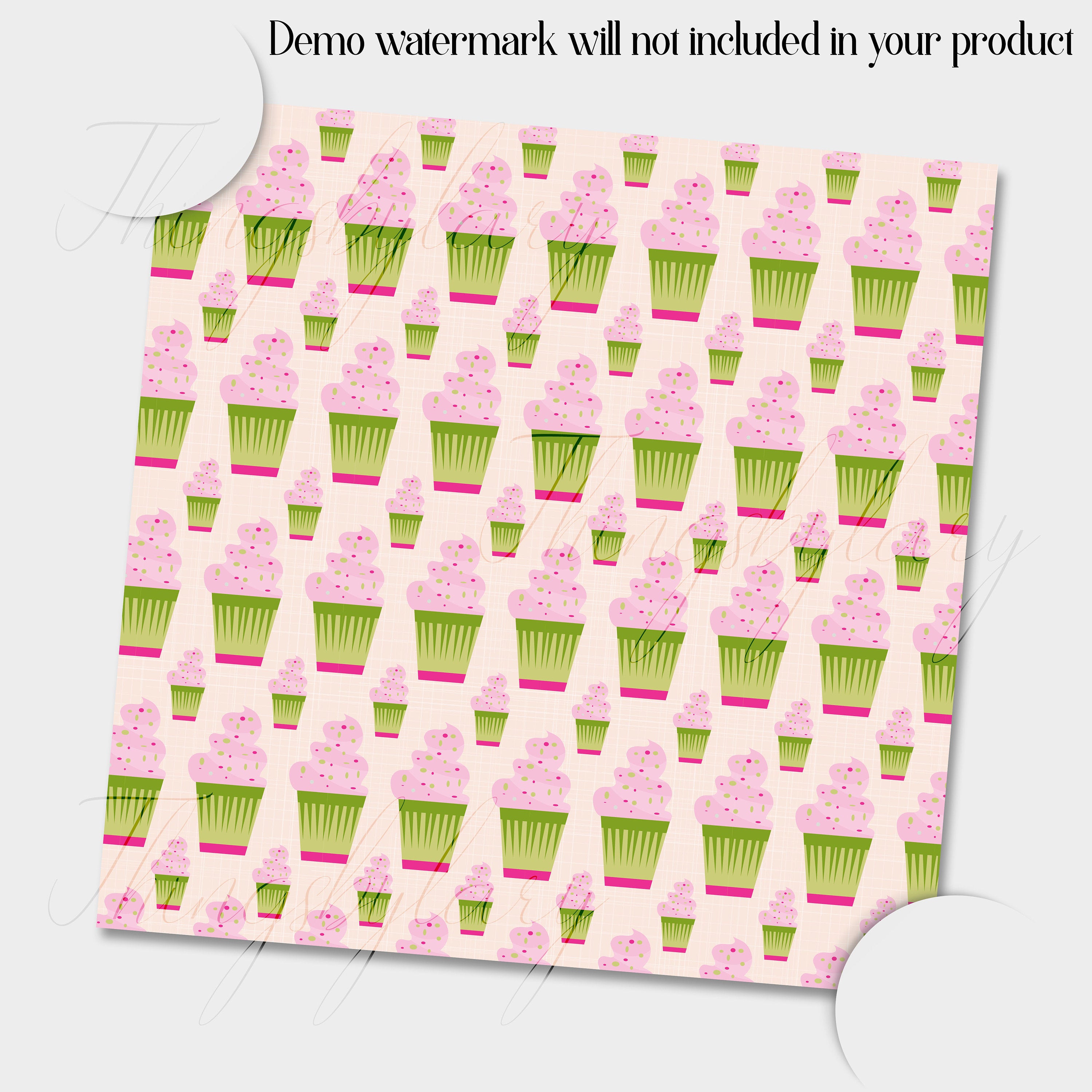 12 Bakery Digital Papers in Spring Theme Color in 12 inch, Instant Download, High Resolution 300 Dpi, Commercial Use