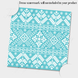 12 Winter Pattern Digital Papers 12&quot;, Winter Digital Papers, Digital Paper Pack