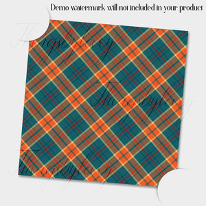 16 Princess Plaid Tartan Seamless Papers 12inch 300 Dpi Instant Download, Scrapbook Papers, Tartan, Gingham, Check, Commercial Use