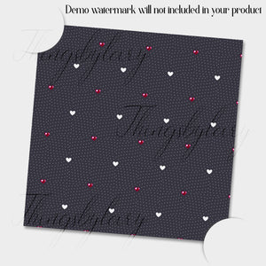 16 Red and Gray Love Seamless Papers 12 x 12 inch 300 Dpi Instant Download Commercial Use, Valentines Day scrapbooking hearts backgrounds