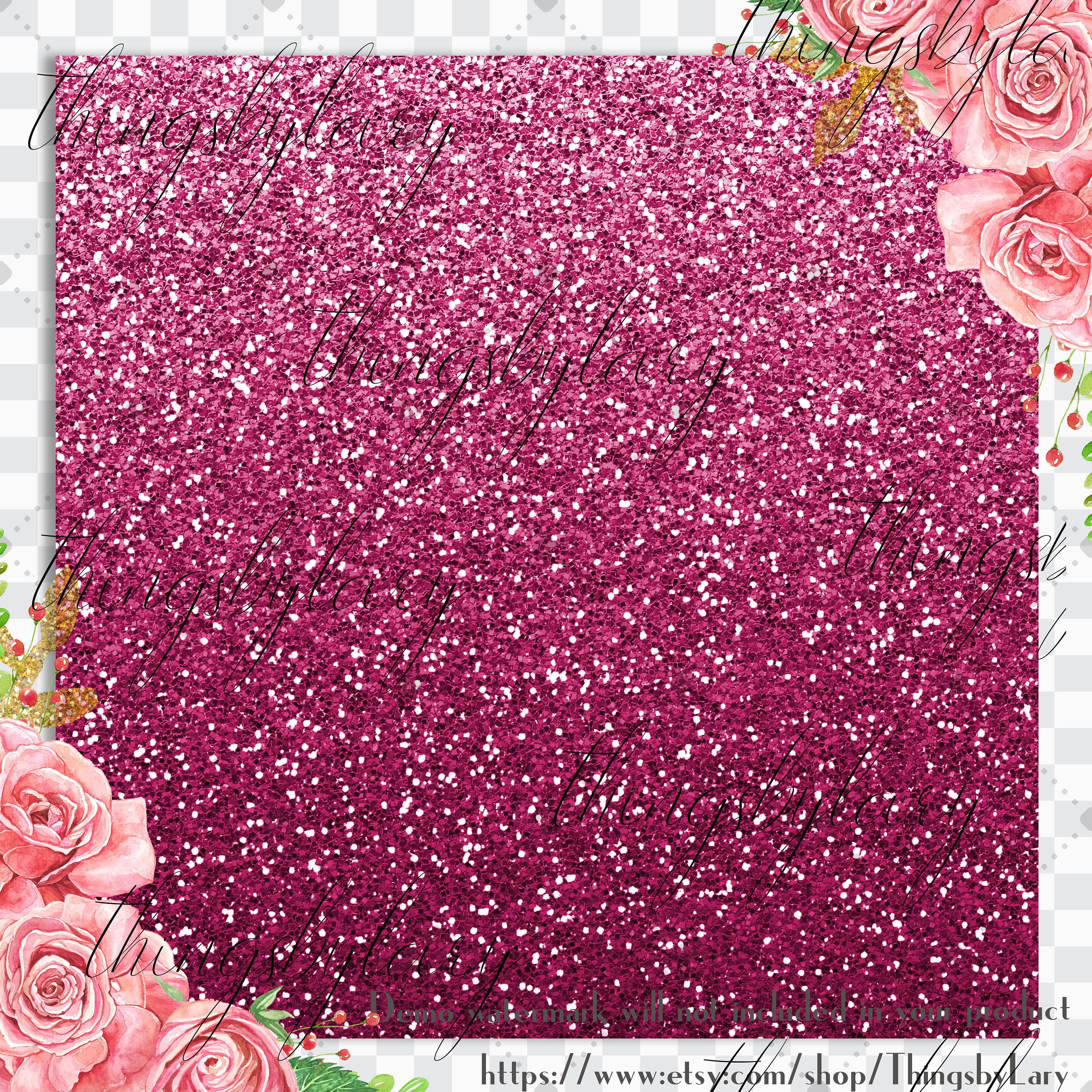 42 Pink Peacock Glitter Papers 12 inch 300 Dpi Planner Paper Commercial Use Scrapbook Paper Digital Glitter, Luxury Pink Paper Glitter Paper