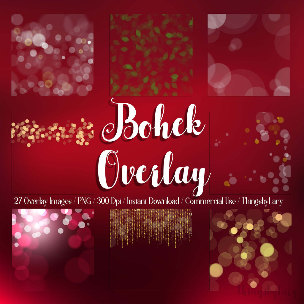 27 Bokeh Overlay Digital Images PNG Transparent 300 Dpi Instant Download Commercial Use Winter Overlay Christmas Holiday Heart Bokeh Curtain