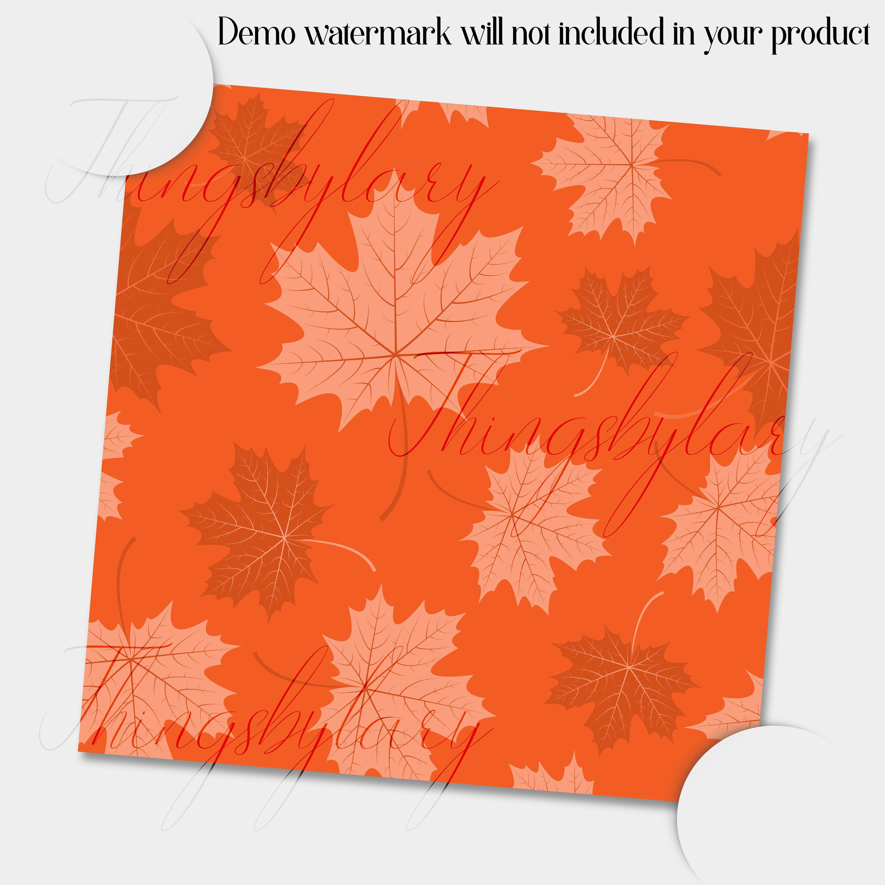 100 Seamless Tinted Autumn Leaf Digital Papers 12 inch 300 Dpi Commercial Use Instant Download Scrapbooking Fall Leaves Fall Wedding foliage