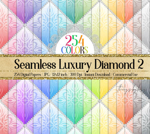 254 Seamless White Diamond Luxury Upholstery Tufted Background Digital Papers 12&quot; 300 Dpi Instant Download Commercial Use Seamless Luxury