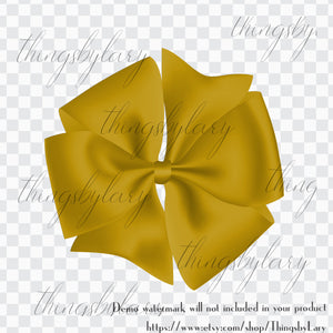 56 Gold Bows and Ribbons Cliparts, 300 Dpi, Instant Download, Commercial Use, Bridal Shower, Digital Bows, Wedding Invitation, Satin Bows