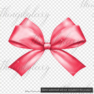 100 Watercolor Bow Clipart,Ribbon,100 Watercolor Clipart,PNG Clipart,Planner Clipart,Girl Clip Arts,Bridal Shower,Valentine,Fashion Clipart