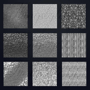 42 Silver Glitter and Sequin Digital Papers 12&quot; 300 Dpi Instant Download Commercial Use Digital Glitter Shimmer Silver Glitter Sequin