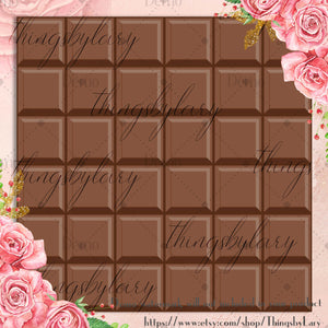 100 Seamless Chocolate Digital Papers 12&quot; Instant Download 300 Dpi Planner Paper Commercial Use Scrapbook Paper Kid Paper Part Candy Sweet