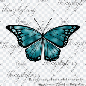 100 Luxury Foil Butterfly Cliparts, Planner Clipart, Colorful Butterfly Clipart, Wedding Graphic, Romantic Graphic, Butterfly Design