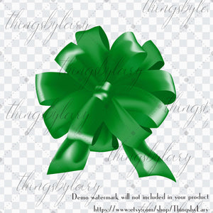 56 Christmas Bows and Ribbons Cliparts, 300 Dpi, Instant Download, Commercial Use, Christmas Gift, Digital Satin Bows, Christmas Invitation