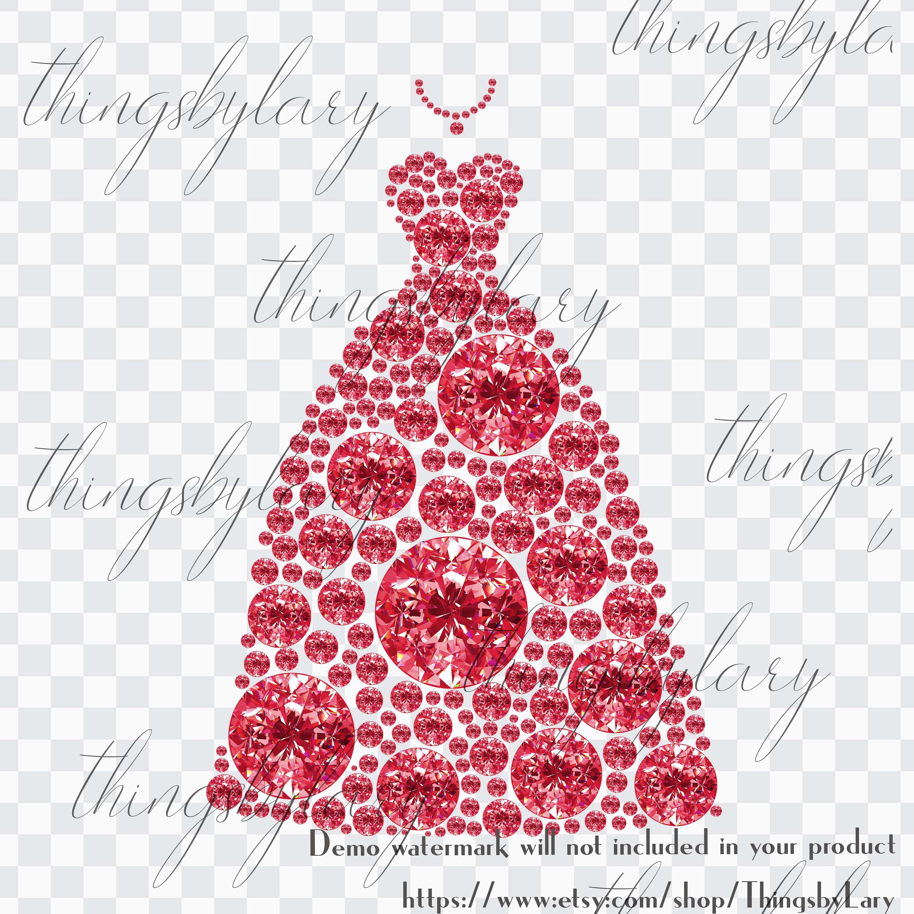 100 Diamond Bridal Dress Cliparts, 300 Dpi, Instant Download, Commercial Use, Transparent, Diamond Clip Art, Diamond Gown, Diamond Wedding