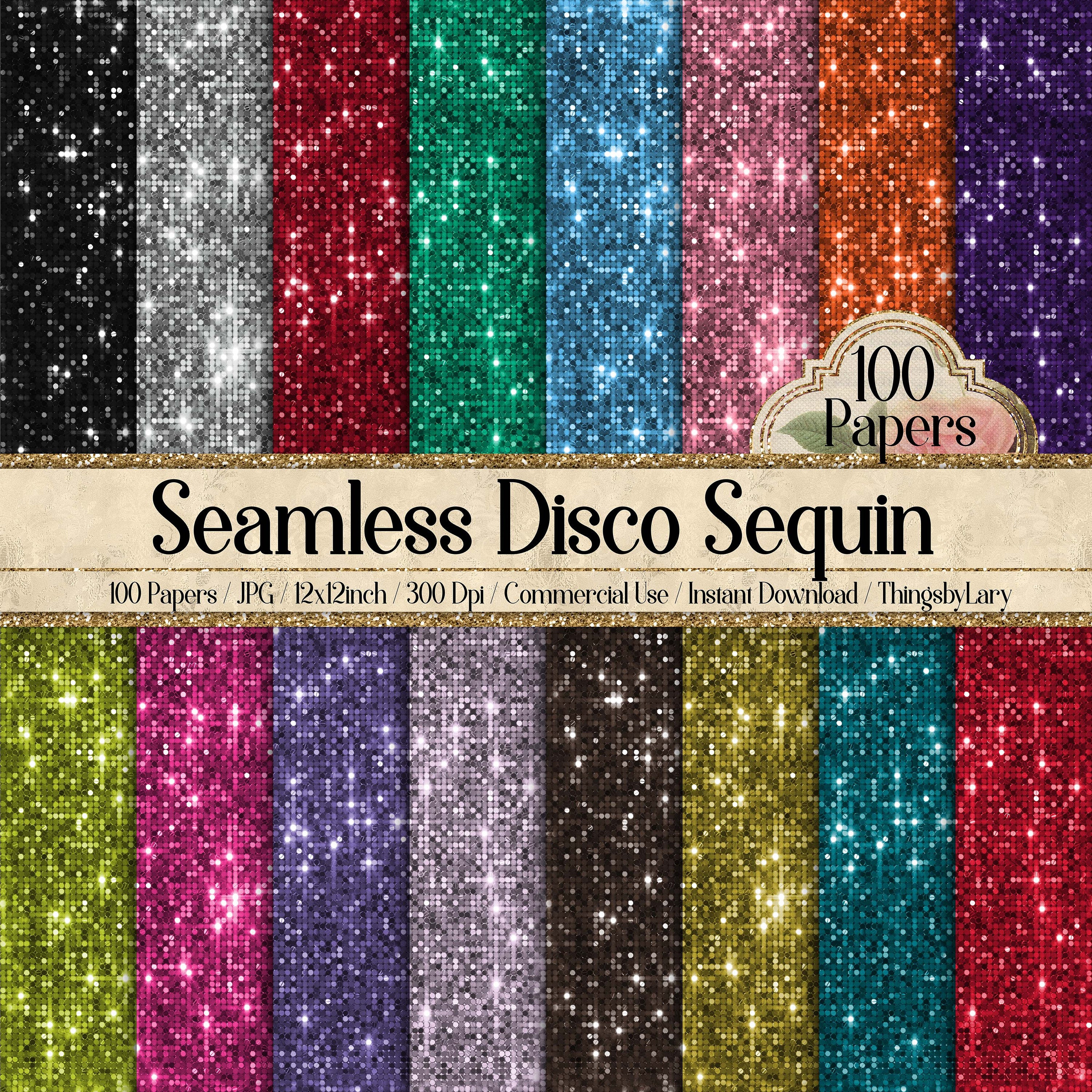 100 Seamless Glowing Bling Bling Disco Sequin Digital Papers 12 inch 300 Dpi Instant Download Commercial Use Digital Sequin Real Sequin Gold
