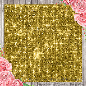 100 Seamless Glowing Bling Bling Disco Sequin Digital Papers 12 inch 300 Dpi Instant Download Commercial Use Digital Sequin Real Sequin Gold