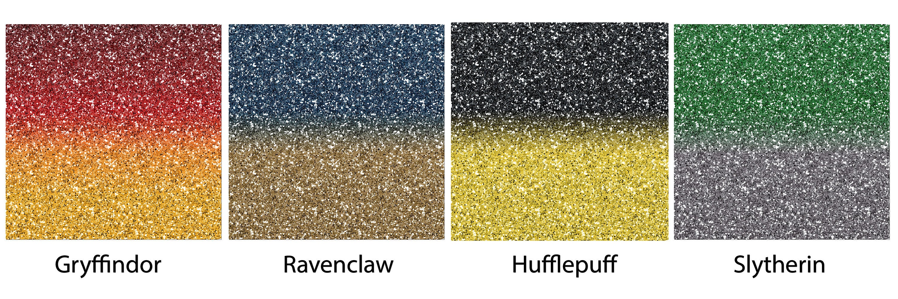 4 Wizard Gradient Ombre Glitter Digital Papers 12x12 inch 300 dpi commercial use instant download Gryffindor Ravenclaw Hufflepuff Slytherin