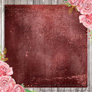 16 Distressed Antique RoseGold Digital Papers 12&quot; 300 Dpi Planner Paper ScrapbookDigital Artistic Painted Antique Vintage RoseGold Grunge