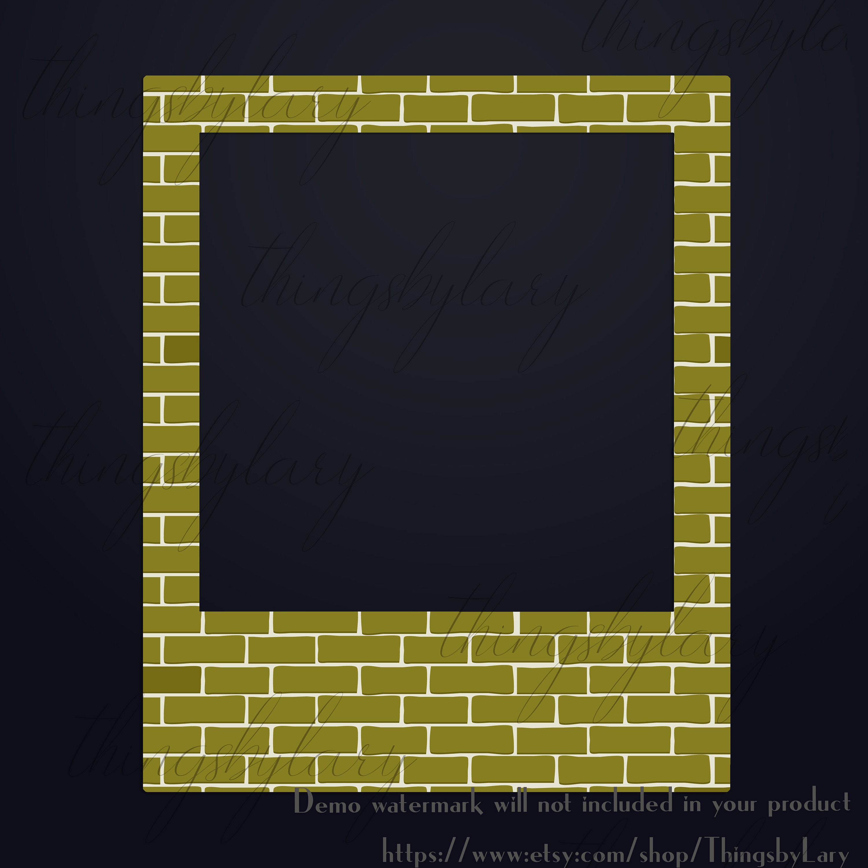 254 Brick Wall Photo Frames Clip arts 300 Dpi PNG Instant Download Commercial Use Bridal Shower Photo Booth Baby Shower Instagram