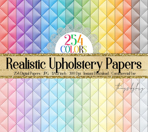 254 Realistic Upholstery Leather Background Digital Papers 12x12&quot; 300 Dpi Instant Download Commercial Use Sew Quilt Leather Fabric Scrapbook