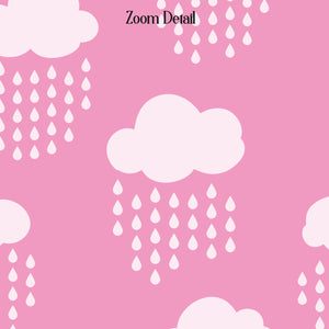 100 Seamless Tinted Cute Raining Cloud Digital Papers 12x12&quot; 300 Dpi Commercial Use Instant Download Kid Scrapbook Party Kit Baby Shower Sky