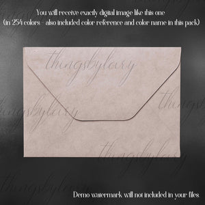 254 Real Craft Paper Vintage Envelope Clip arts PNG 300 Dpi Instant Download Commercial Use Ephemera Antique Old Letter Journal Decoupage