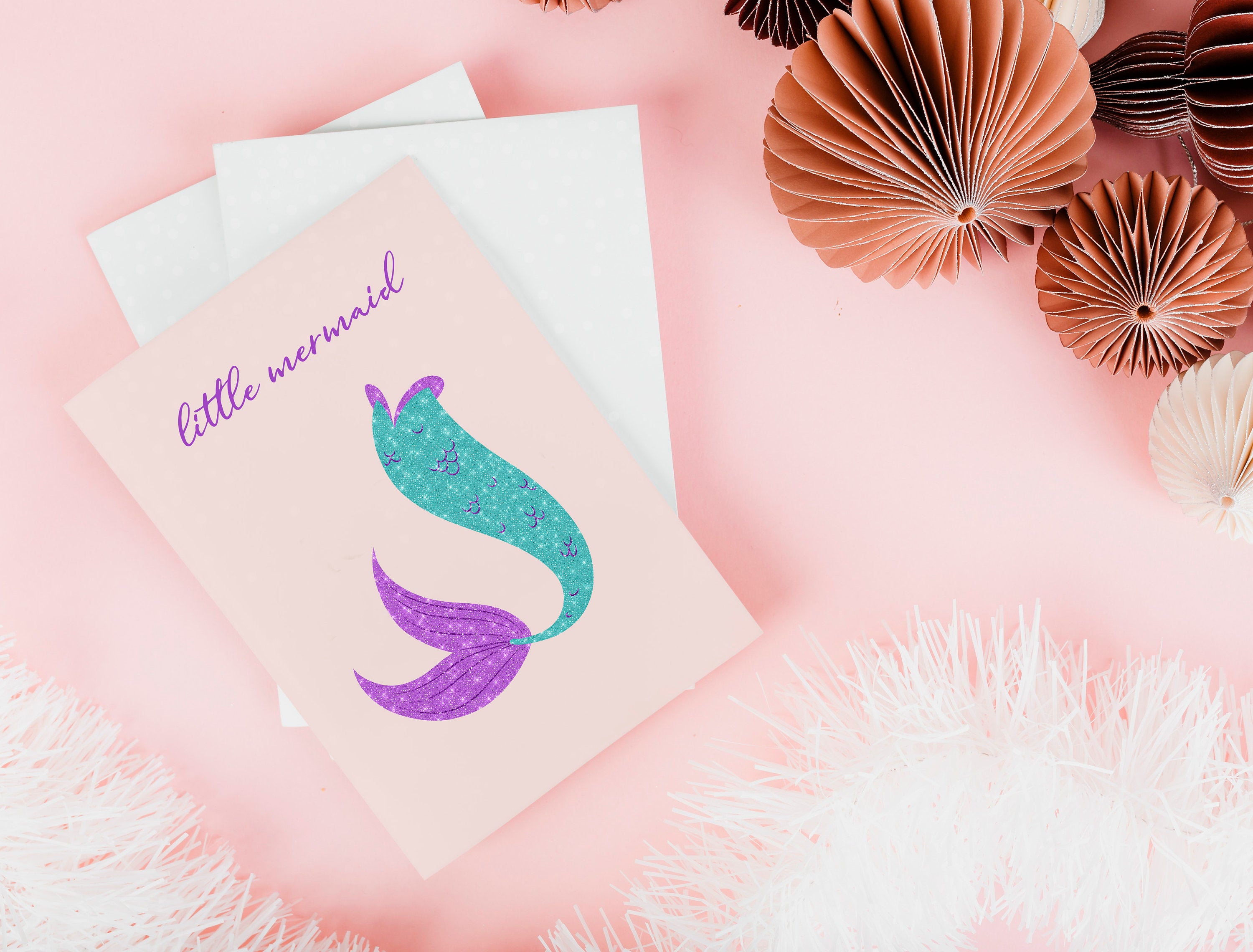 18 Glitter Mermaid Tails Overlay Images 300 Dpi PNG Instant Download Commercial Use Baby Shower Magical Fairy Story Little Mermaid Princess