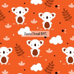 100 Seamless Cute Koalas Bear Digital Papers 12&quot; 300 Dpi Commercial Use Instant Download Printable Animal Kid Baby Shower Birthday Australia