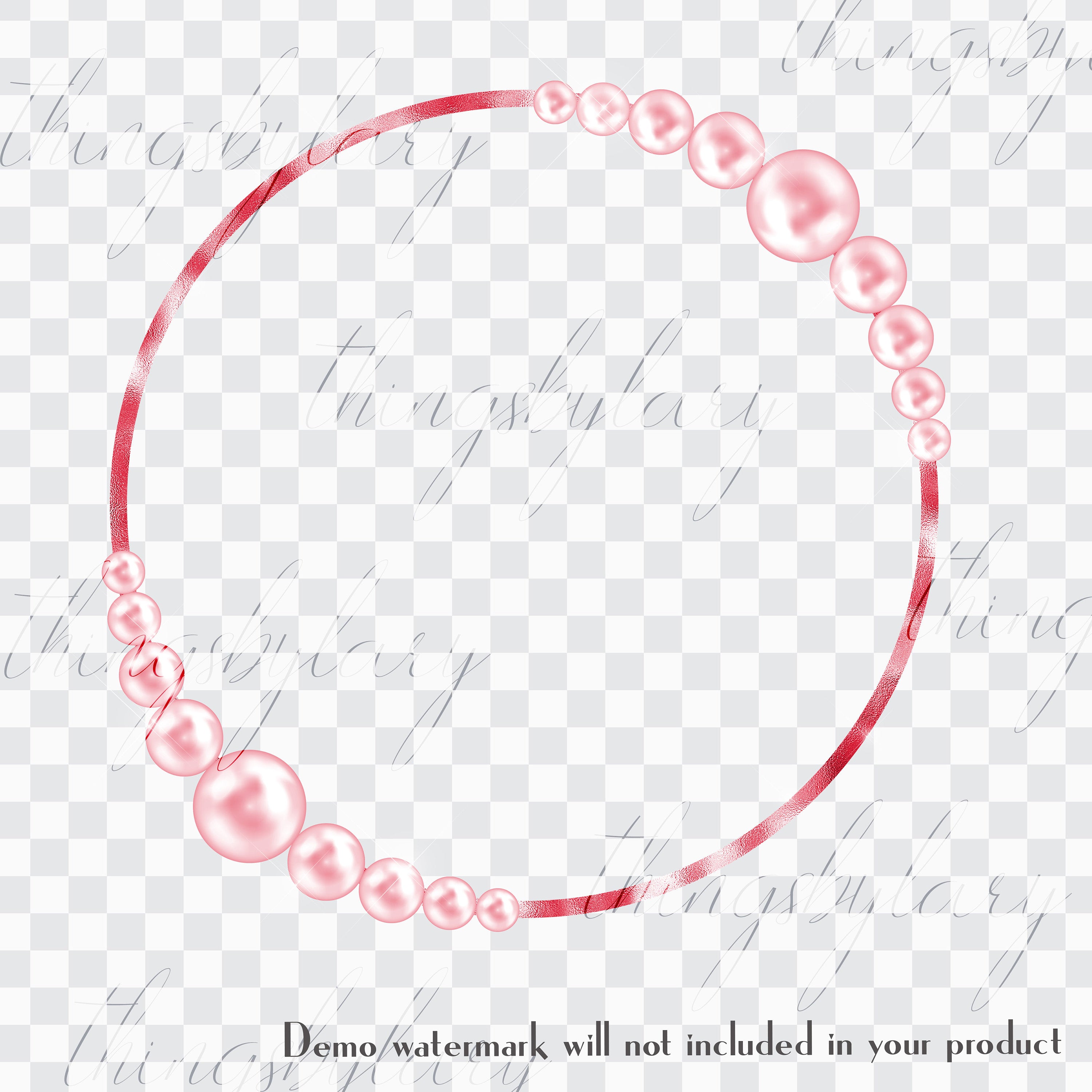 100 Pearl & Foil Circle Frames Clip arts Pearl Frames Digital Clip arts digital frame Planner Clipart Circle Frame Commercial Use Printable